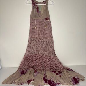 New Year Sale!! Yvonne S Boho Hippie Maxi Dress size Small